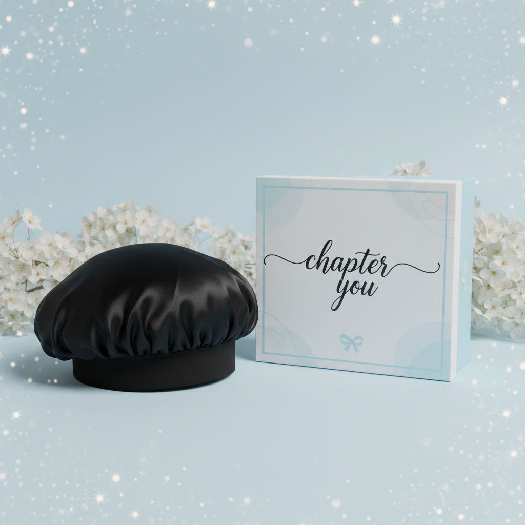 Satin Bonnet with Packaging