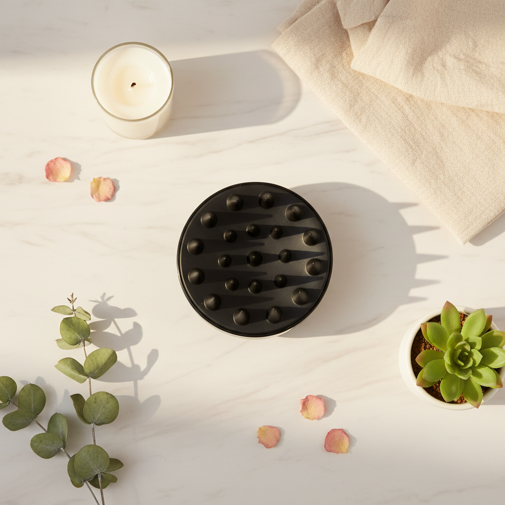 Scalp Massager Flat Lay